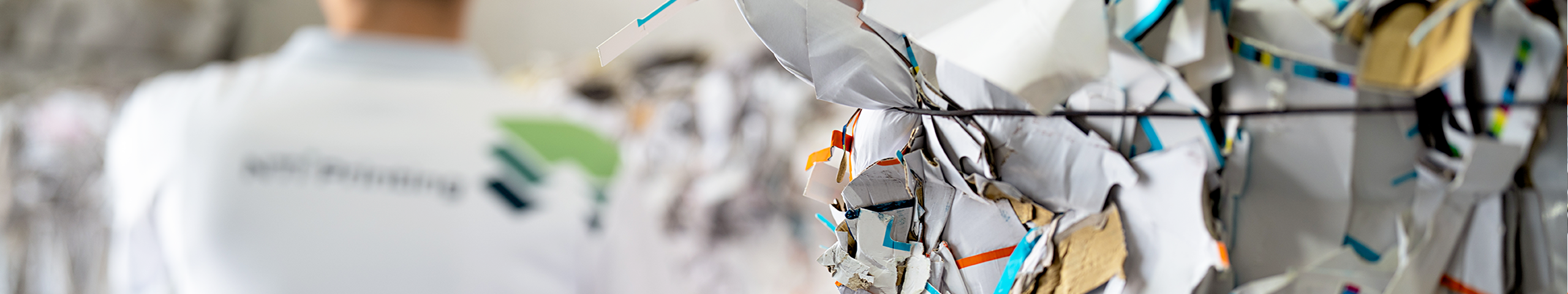 The courage to print green — recovered print waste ready for recycling