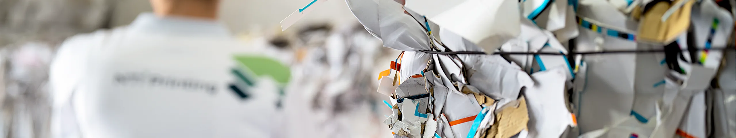 The courage to print green — recovered print waste ready for recycling