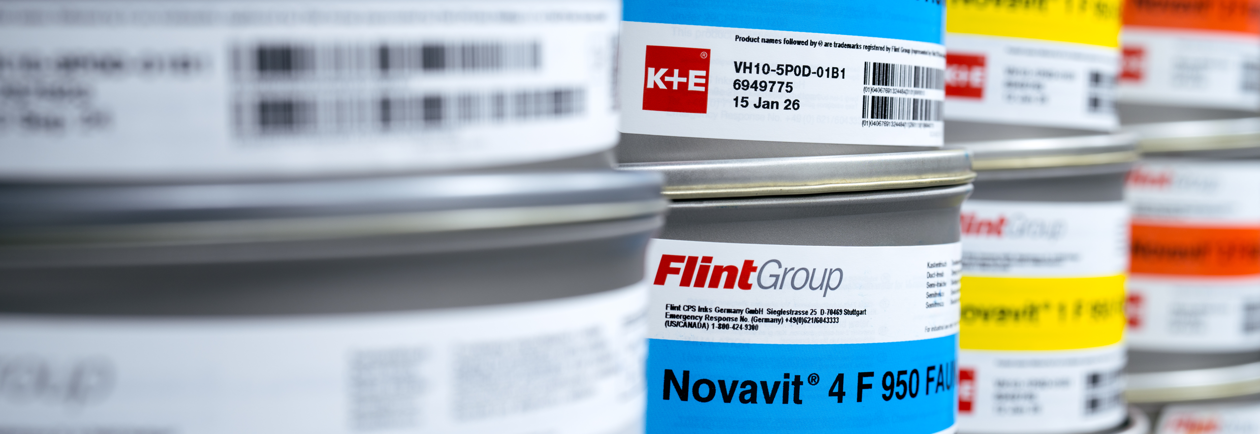 Low-VOC eco-inks used on NTI's presses
