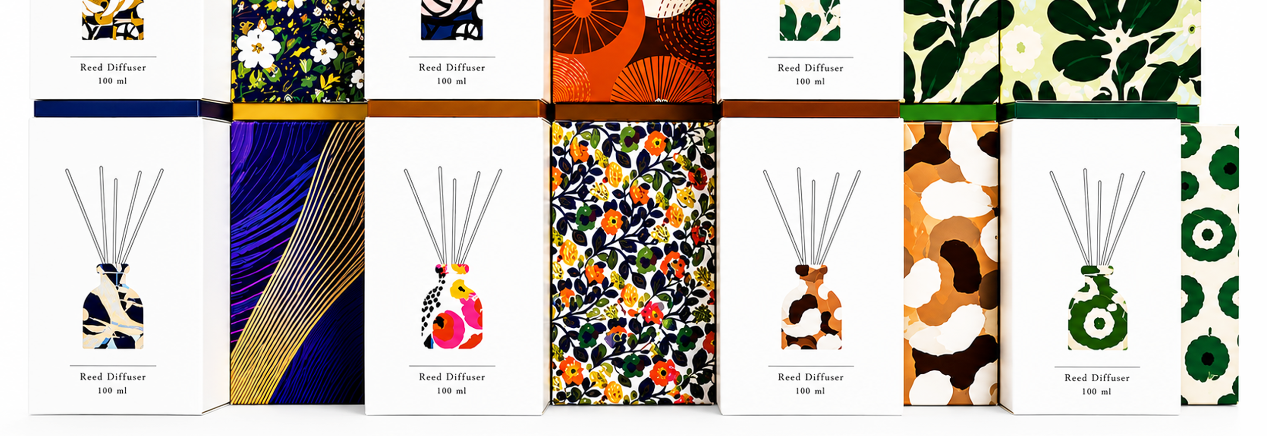 A showcase of NTI's printed packaging work