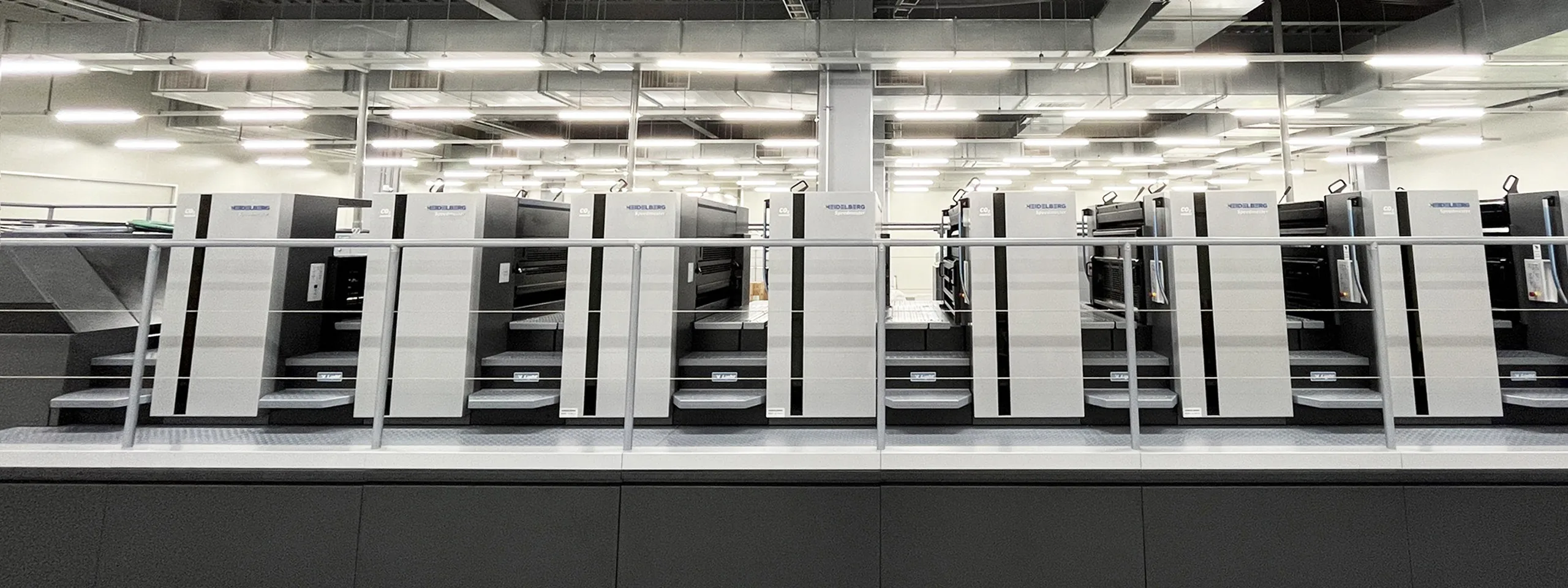 NTI printing facility — Heidelberg press line in Tainan