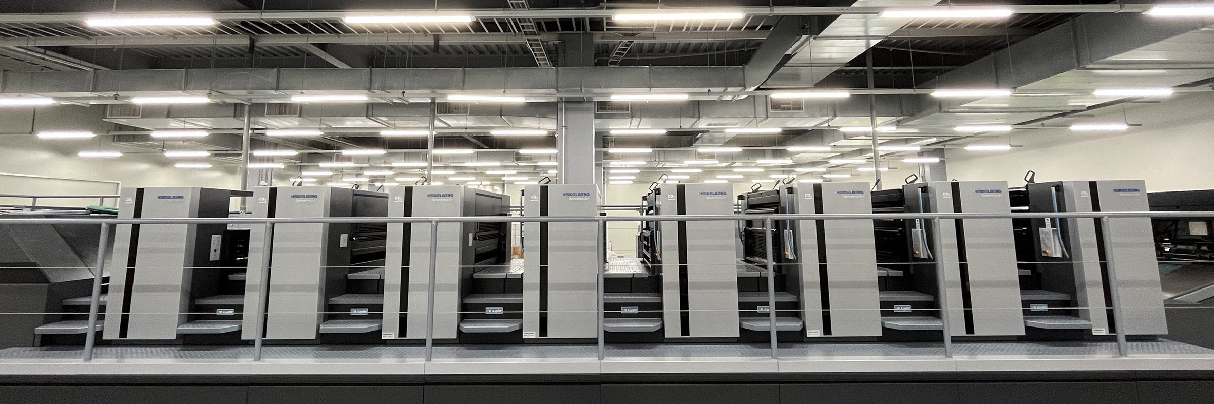 Heidelberg offset press line
