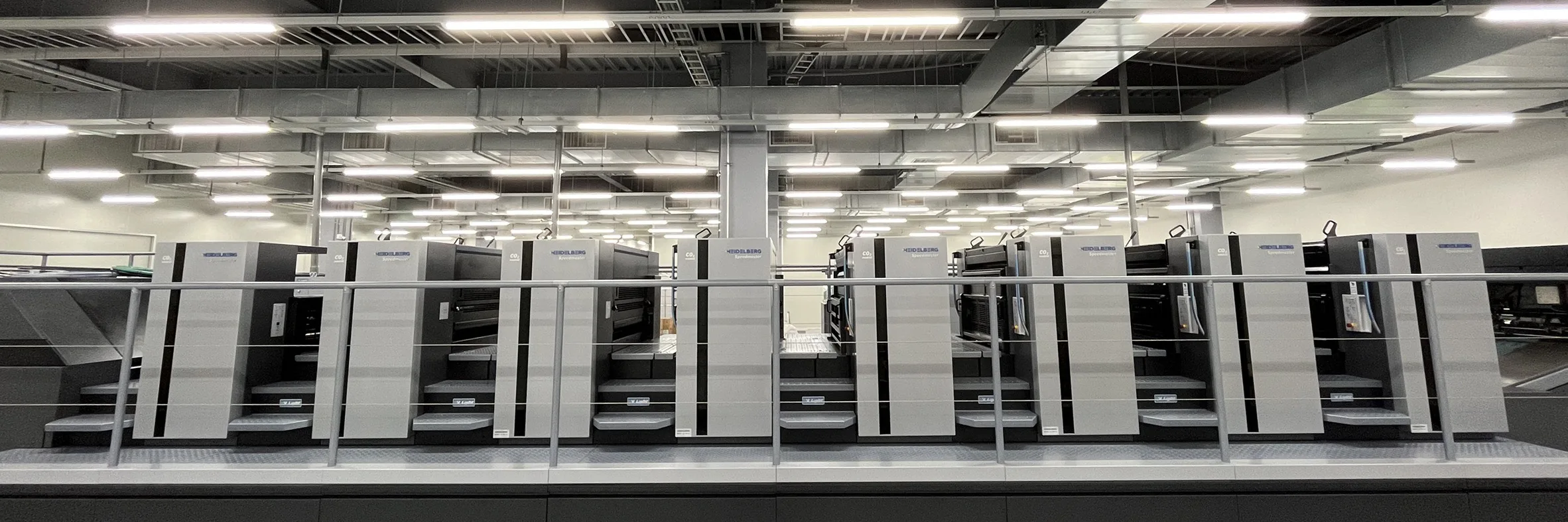 Heidelberg offset press line